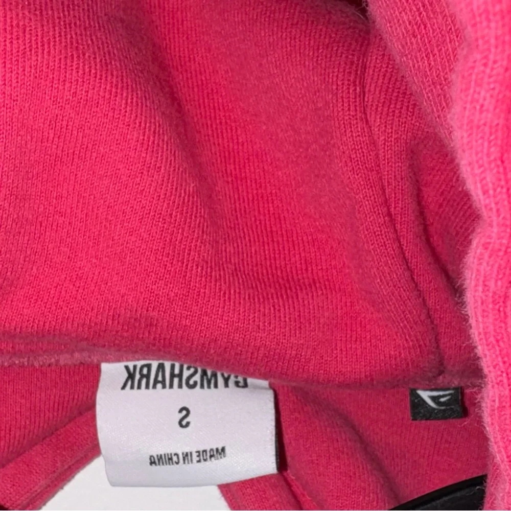 Gymshark Women's Raspberry Pink Logo Hoodie - Picture 4 of 4